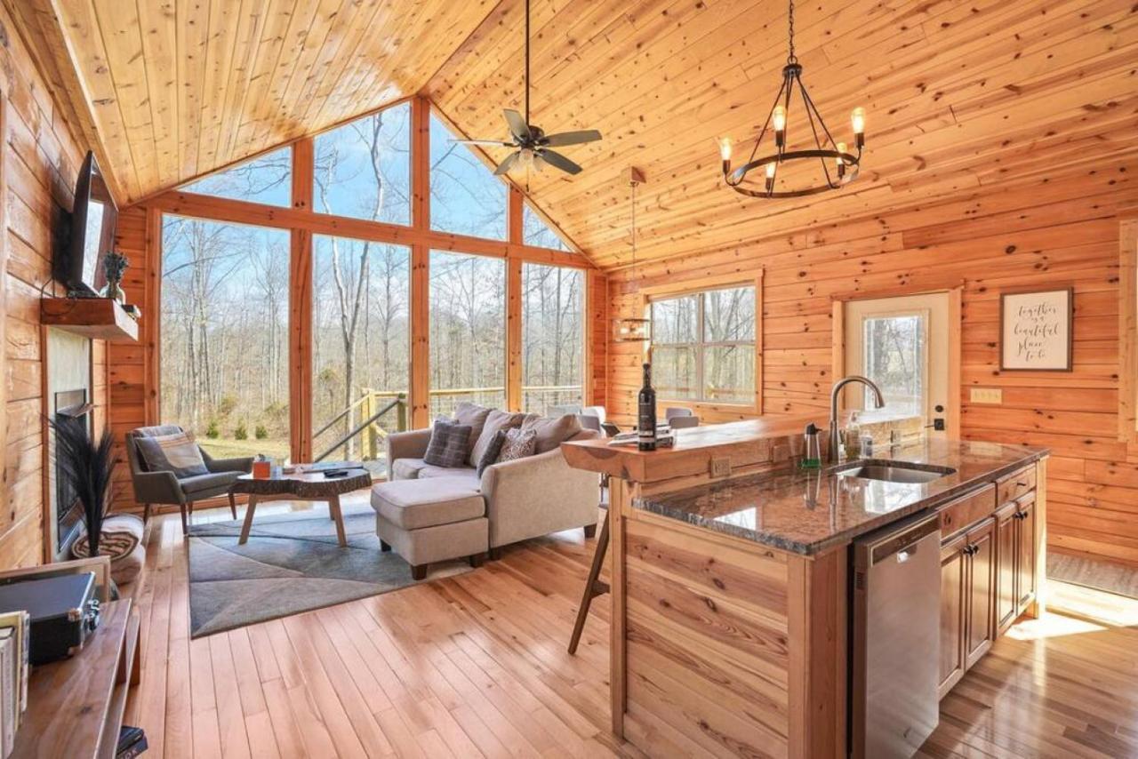 Fern Haven A Modern Take On Hocking Hills Cabins Stella Exteriör bild