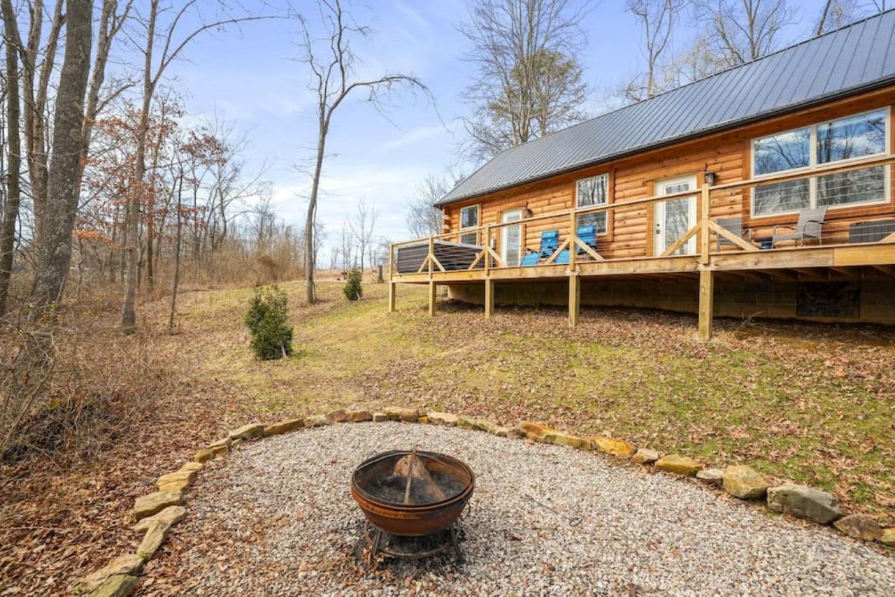 Fern Haven A Modern Take On Hocking Hills Cabins Stella Exteriör bild