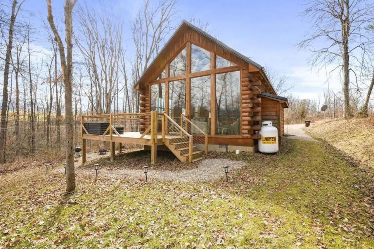 Fern Haven A Modern Take On Hocking Hills Cabins Stella Exteriör bild