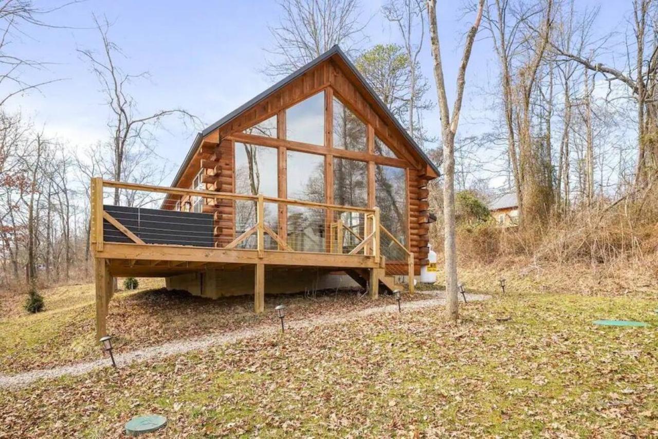 Fern Haven A Modern Take On Hocking Hills Cabins Stella Exteriör bild