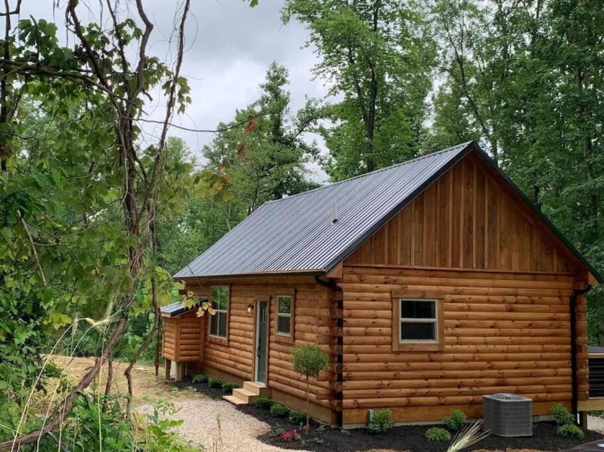 Fern Haven A Modern Take On Hocking Hills Cabins Stella Exteriör bild
