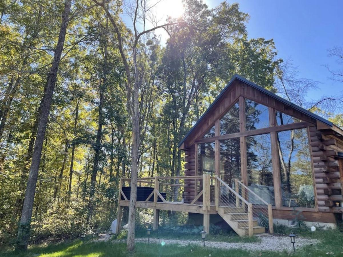Fern Haven A Modern Take On Hocking Hills Cabins Stella Exteriör bild